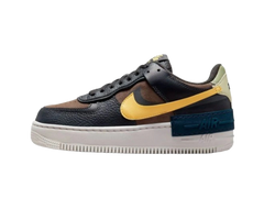 Nike Wmns Air Force 1 Shadow Off Noir Saturn Gold