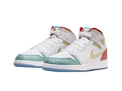 Nike Air Jordan 1 Mid GS NC to Chi