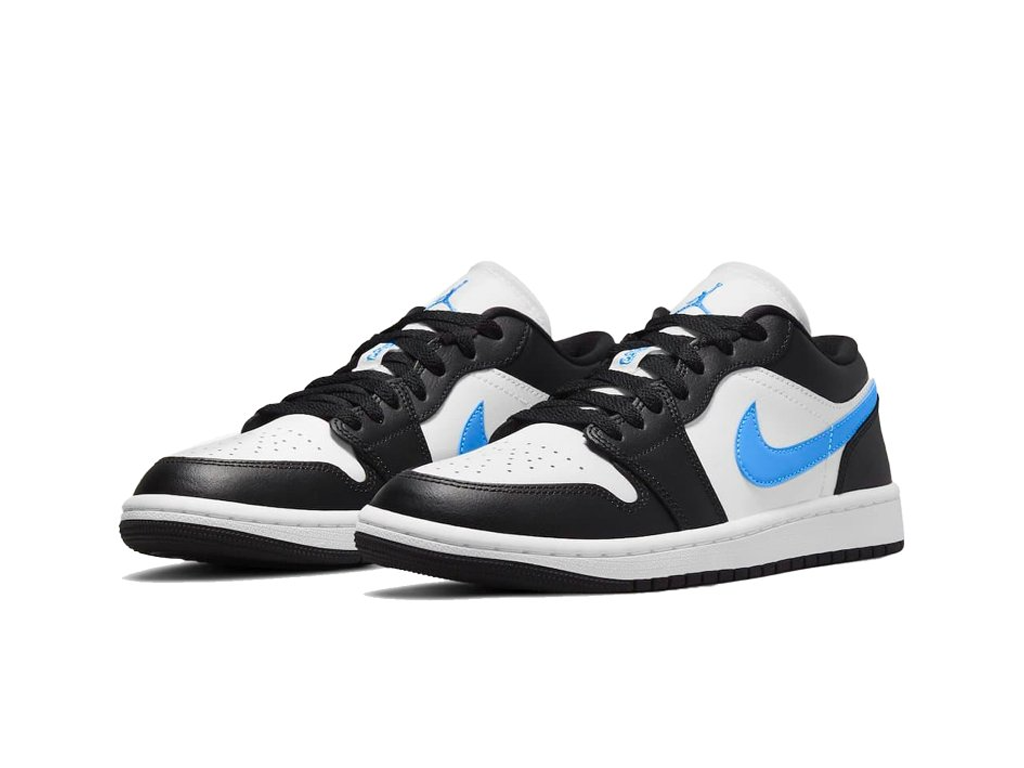 Jordan 1 Low Black University Blue White (ženske)