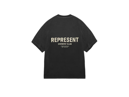 Represent Owners Club Aged T-Shirt Black