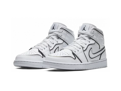 Nike Jordan 1 Mid Iridescent Reflective White (Women's)