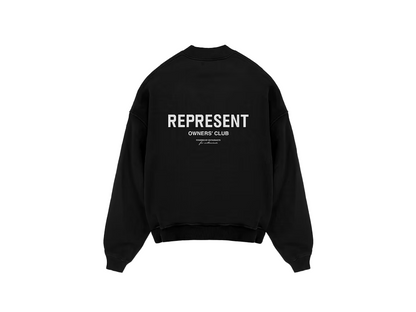 Represent Owners Club Crewneck Black