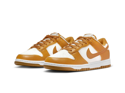 Nike Dunk Low Next Nature Phantom Gold Suede (Women's)