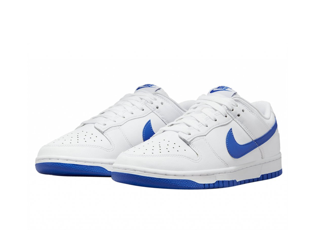 Nike Dunk Low White Hyper Royal