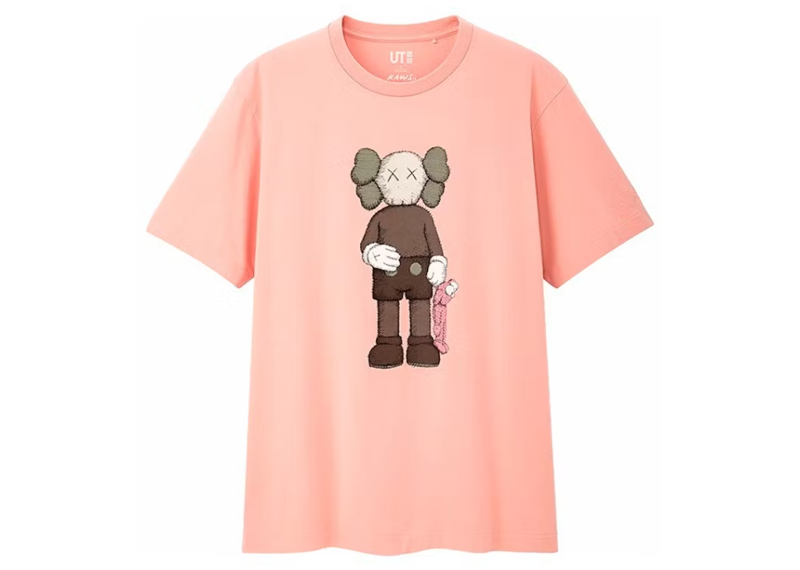 KAWS x Uniqlo Companion Tee (US Sizing) Pink-Kaws-pikastore.cz