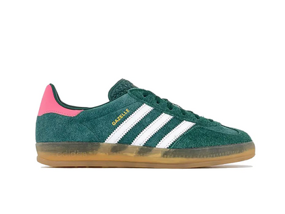 adidas Gazelle Indoor Collegiate Green Lucid Pink (ženske) 