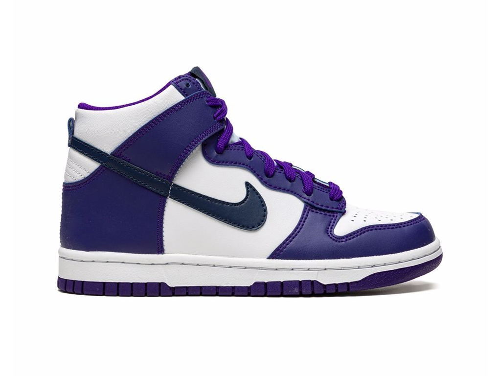 Nike Dunk High Electro Purple Midnight Navy (GS)