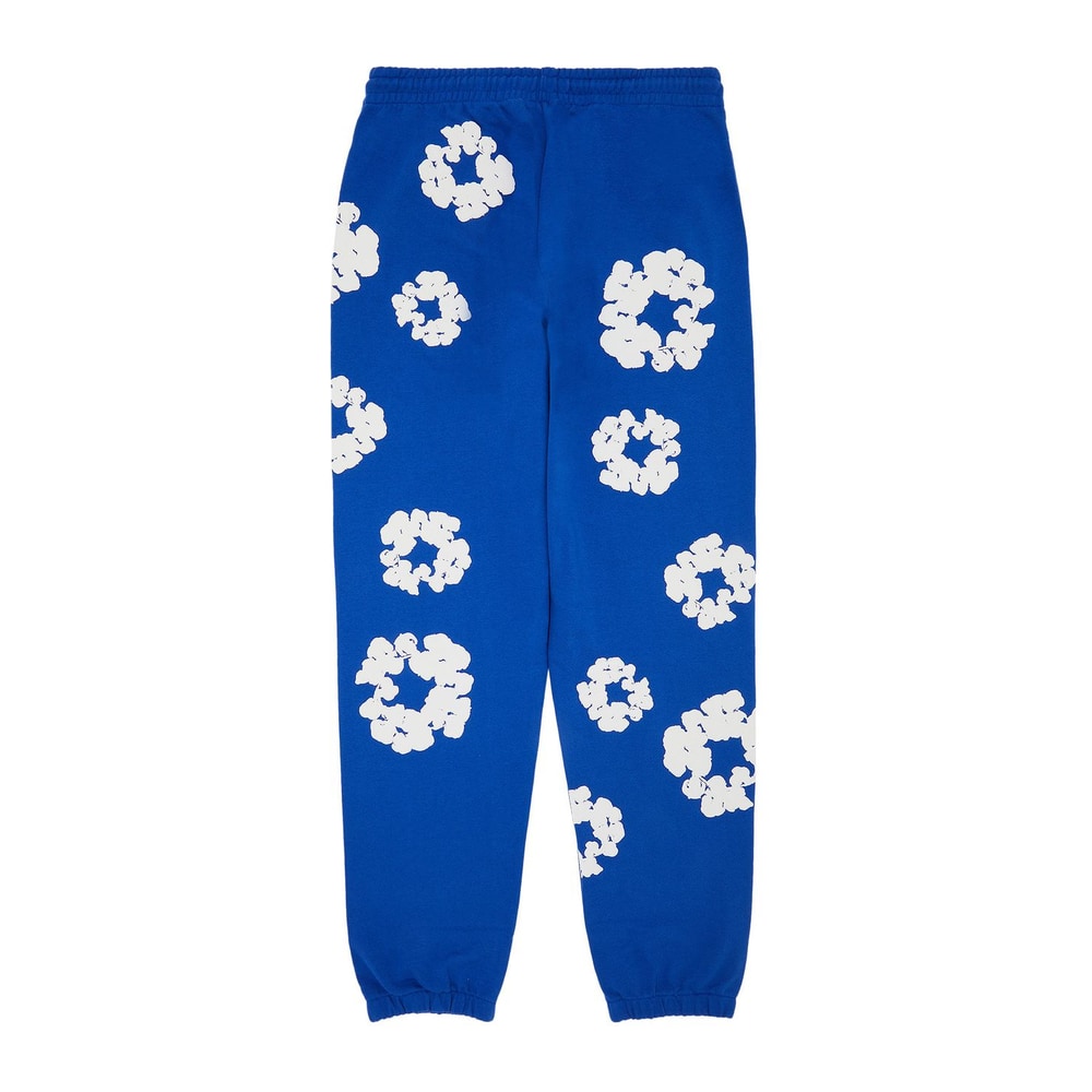 Denim Tears The Cotton Wreath Sweatpants Royal Blue – tepláky
