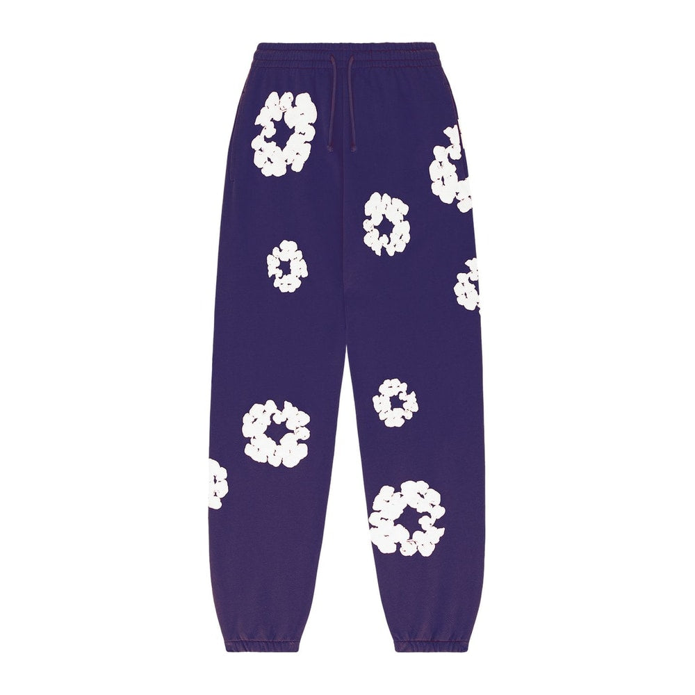 Denim Tears The Cotton Wreath Sweatpants Purple – tepláky – fotka 2 z 2