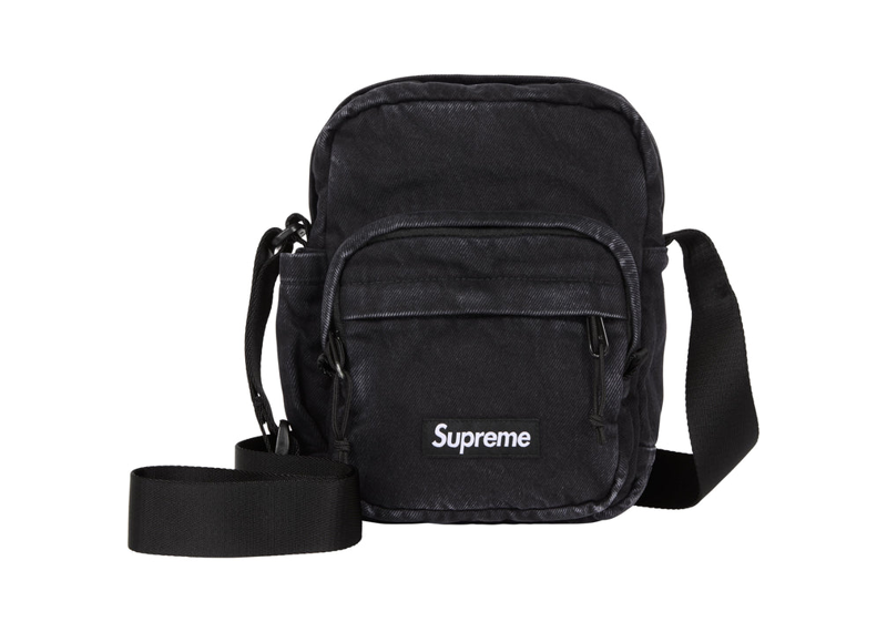 Supreme Denim Shoulder Bag Black-Supreme-pikastore.cz