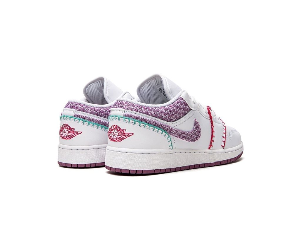 Nike Jordan 1 Low White Light Bordeuax (GS)