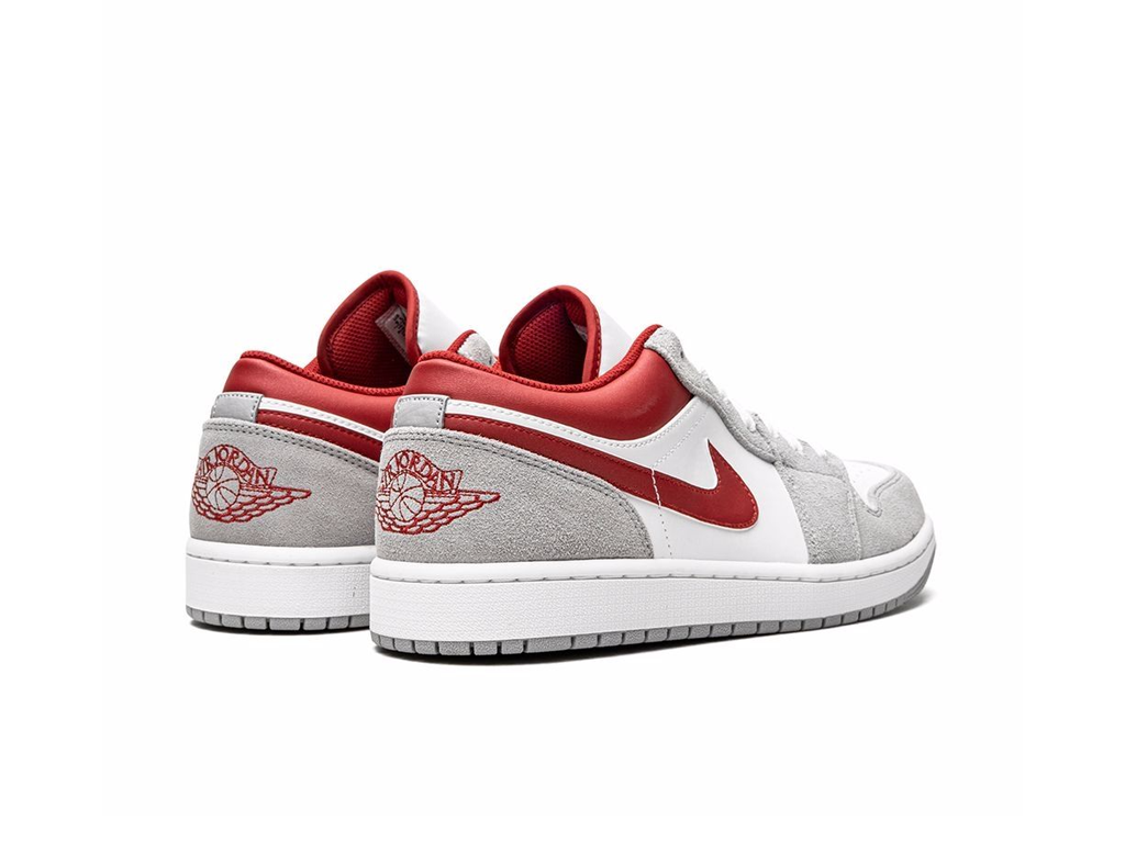 Nike Jordan 1 Low SE Smoke Grey Gym Red (GS)