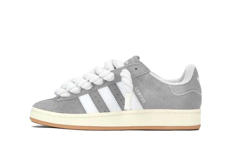 Adidas Campus 00s Grey Rope Laces White-Adidas-pikastore.cz