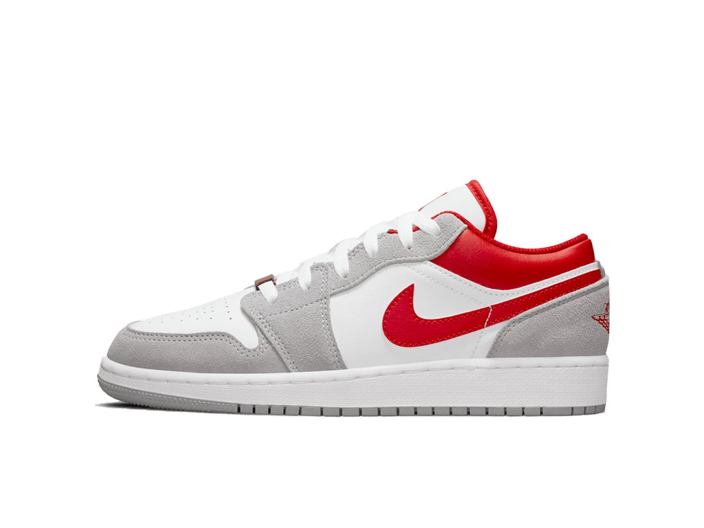 Jordan 1 Low SE Smoke Gray Gym Red (GS)