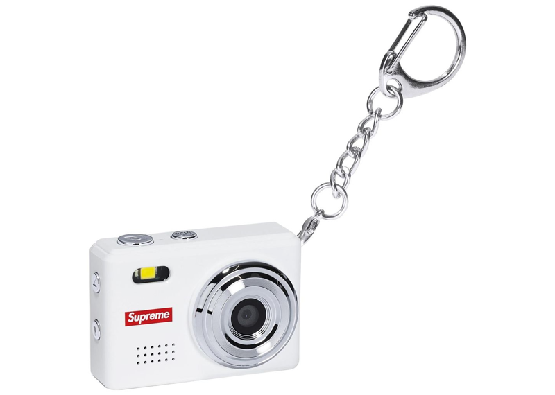 Supreme Digital Camera Keychain White