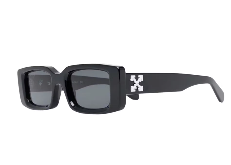 OFF-WHITE Arthur Square Frame Sunglasses Black/White-OFF-WHITE-pikastore.cz