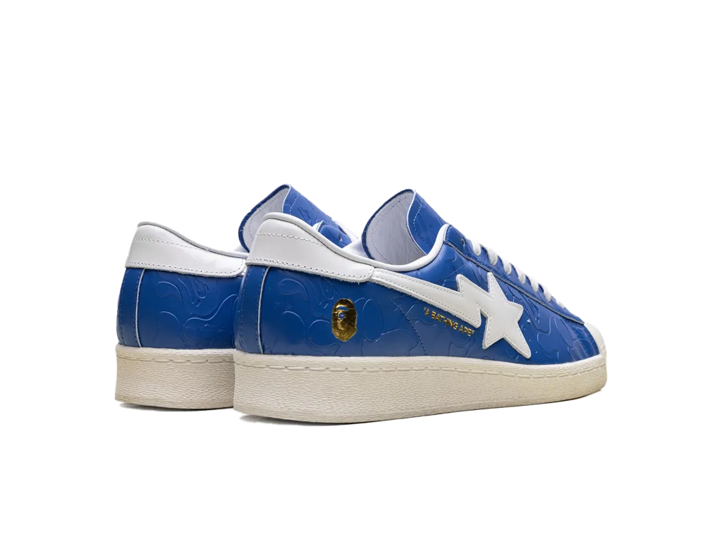 Adidas A Bathing Ape x Superstar Vintage Blue White-Adidas-pikastore.cz