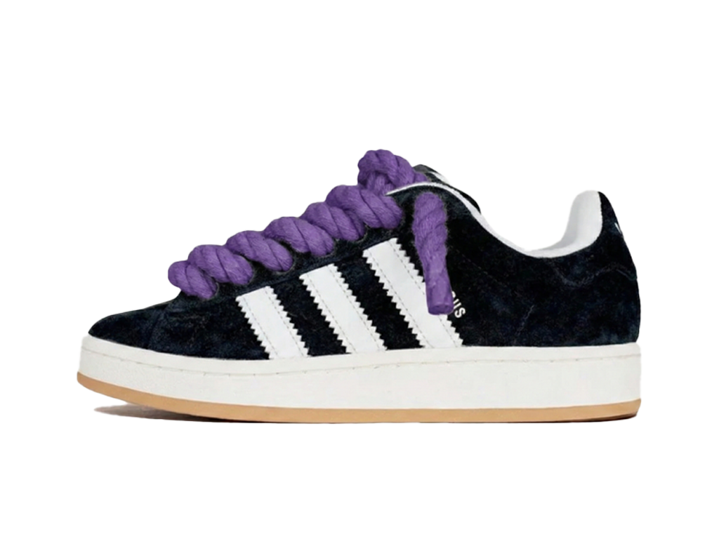 Adidas Campus 00s Black Rope Laces Purple-Adidas-pikastore.cz