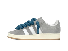 Adidas Campus 00s Grey Rope Laces Blue