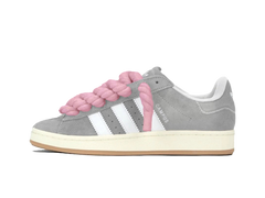 Adidas Campus 00s Grey Rope Laces Pink