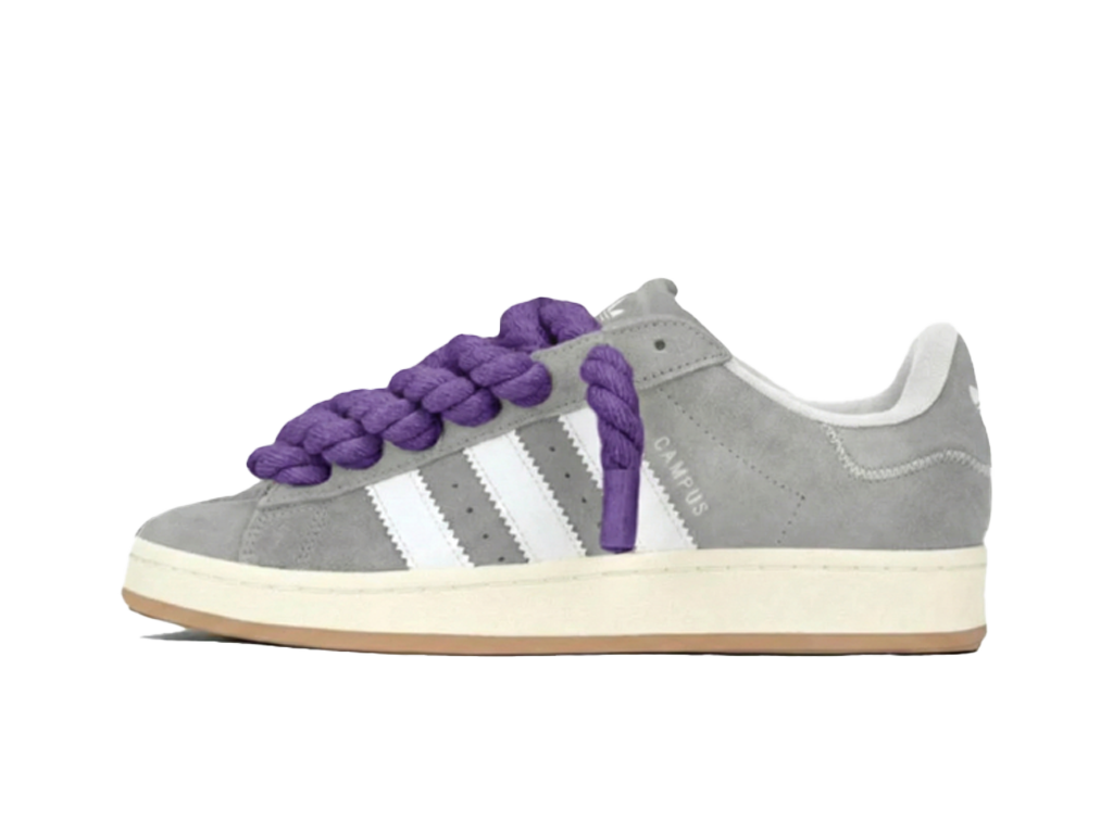 Adidas Campus 00s Grey Rope Laces Purple-Adidas-pikastore.cz