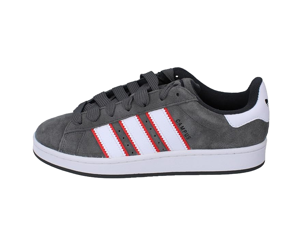 Adidas Campus Grey Red White Stripe-Adidas-pikastore.cz