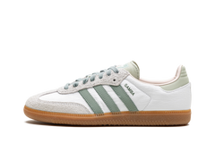 Adidas Samba OG Silver Green Putty Mauve (Women's)
