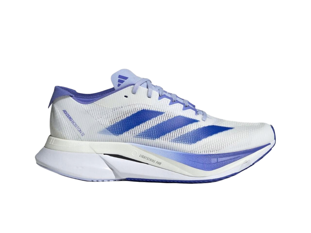 Adidas Wmns Adizero Boston 12 White Lucid Blue-Adidas-pikastore.cz
