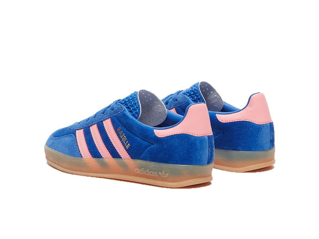 Adidas Gazelle Indoor Blue Semi Pink Spark (Womens)-Adidas-pikastore.cz