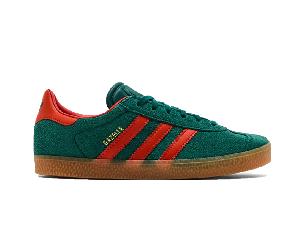 Adidas Gazelle J Collegiate Green Preloved Red-Adidas-pikastore.cz