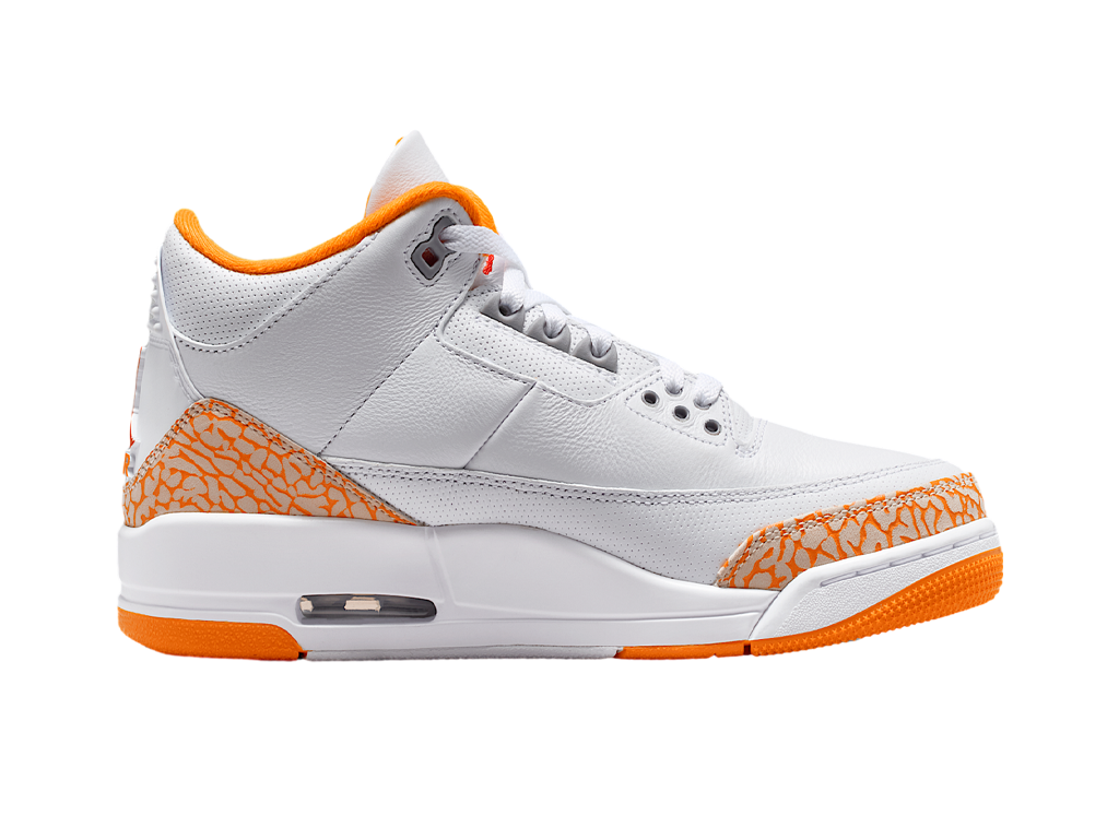 Air Jordan 3 Orange Citrus – tenisky – fotka 3 z 5