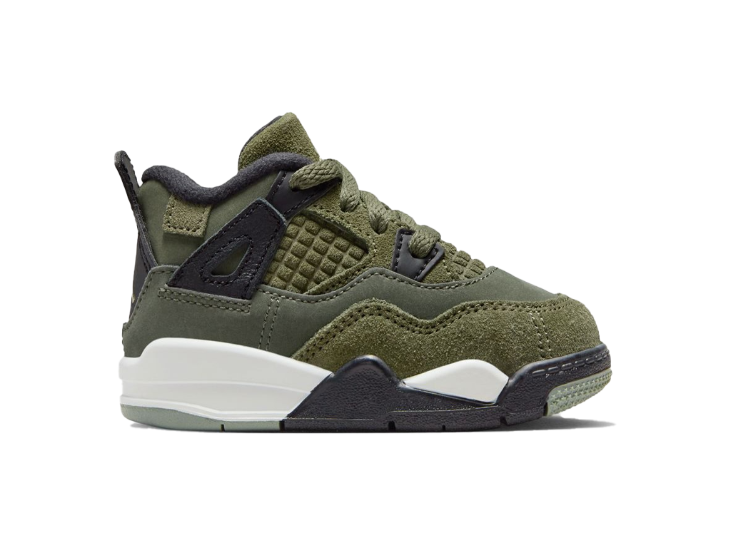 Air Jordan 4 Retro SE Craft TD Olive – tenisky – fotka 3 z 5