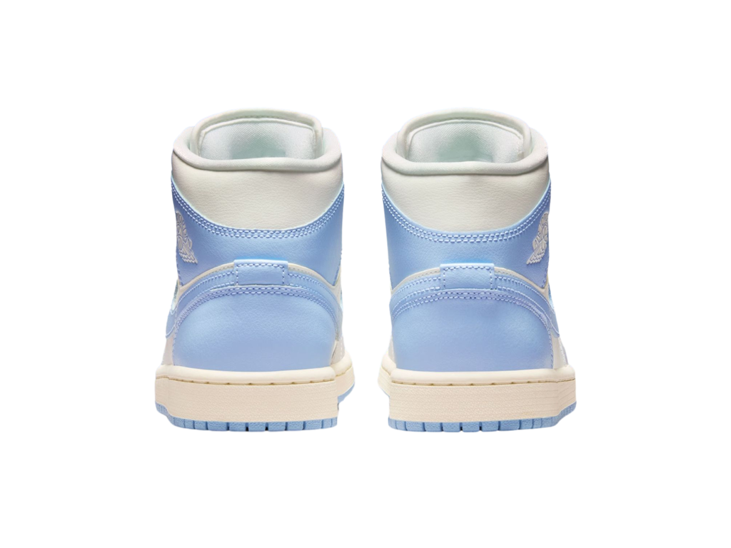 Air Jordan Jordan 1 Mid Psychic Blue Sail Coconut Milk (Women's) – tenisky – fotka 4 z 5