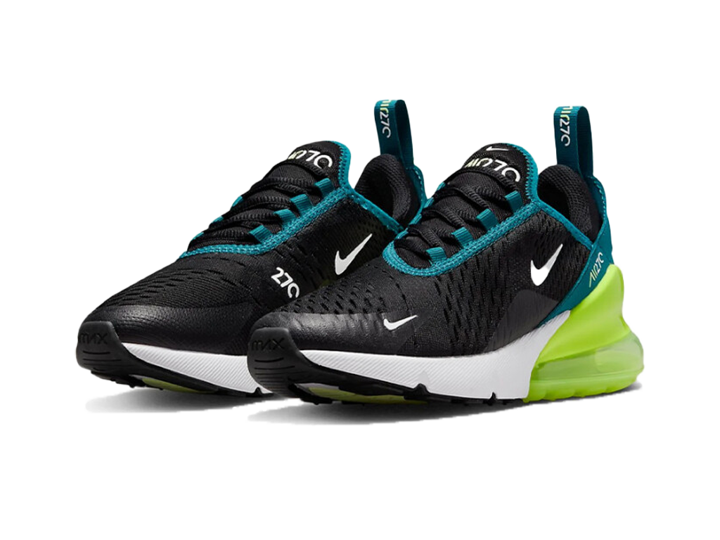 Air Max 270 GS Black Bright Spruce Volt-Nike-pikastore.cz