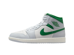 Nike Air Jordan 1 Mid Summit White Lucky Green