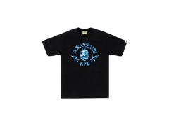 BAPE ABC Camo Sta College Tee Black/Blue