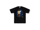 BAPE Color Camo Big Ape Head Tee Black/Navy-BAPE-pikastore.cz