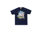 BAPE Koinobori Carp Flags Ape Head Tee (SS22) Navy-BAPE-pikastore.cz