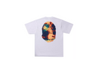 BAPE Tie Dye By Bathing Ape Tee White/Navy-BAPE-pikastore.cz