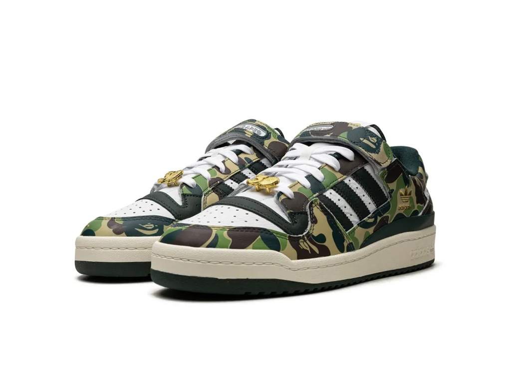 BAPE x Adidas Forum Low 84 30th Anniversary - Green-Adidas-pikastore.cz