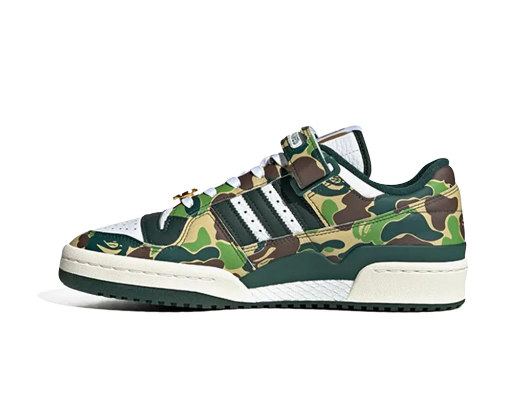 BAPE x Adidas Forum Low 84 30th Anniversary - Green-Adidas-pikastore.cz