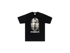 Bape Check By Bathing Ape Тениска Black (сива карирана)