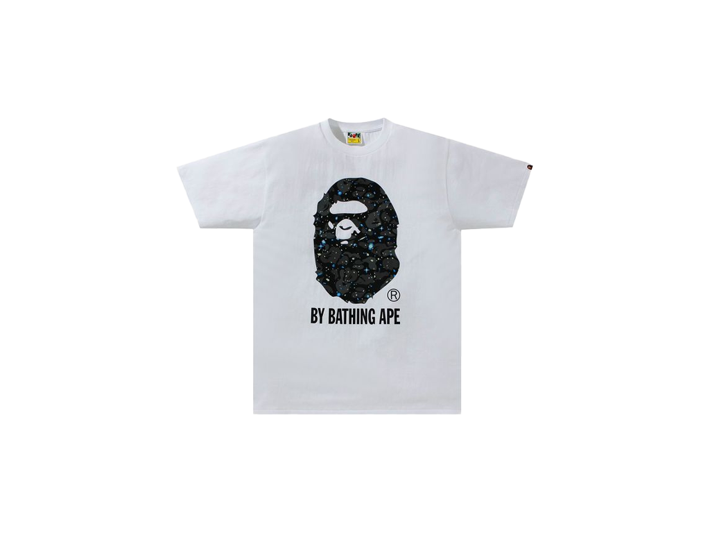 Bape Space Camo By Bathing Ape Tee White