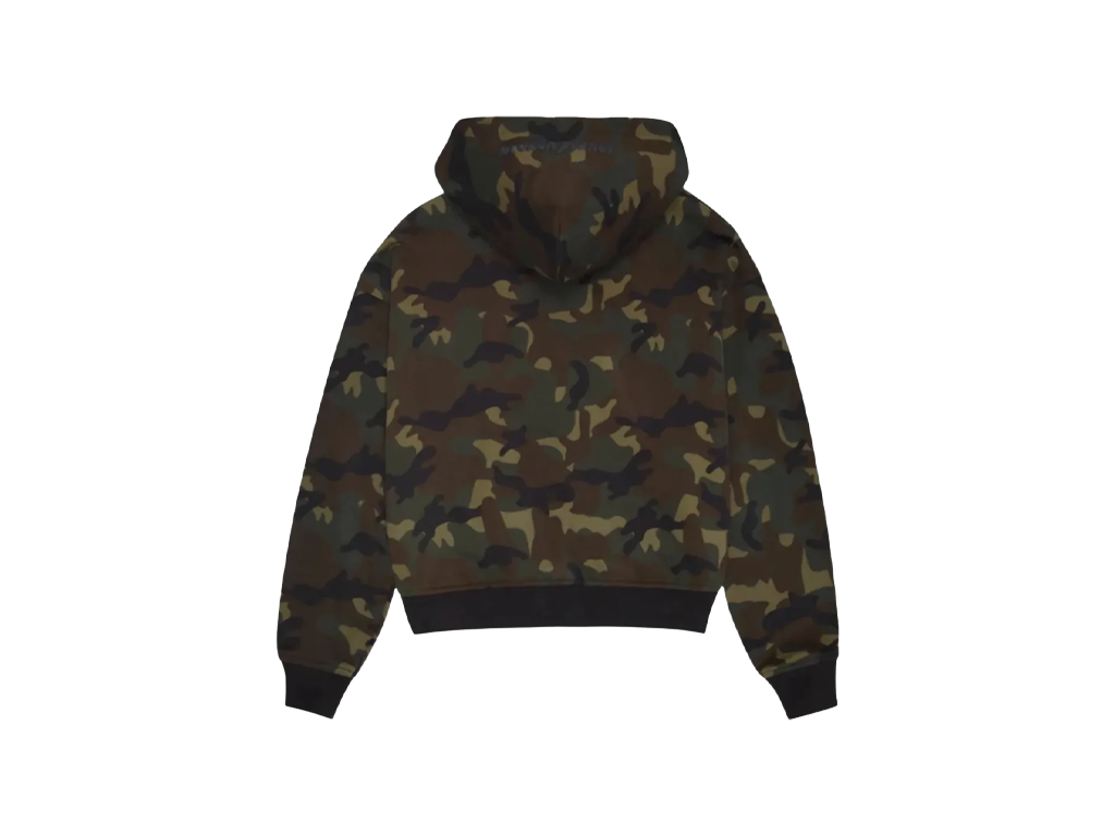 Broken Planet Camo Zip-up Hoodie Camo Green