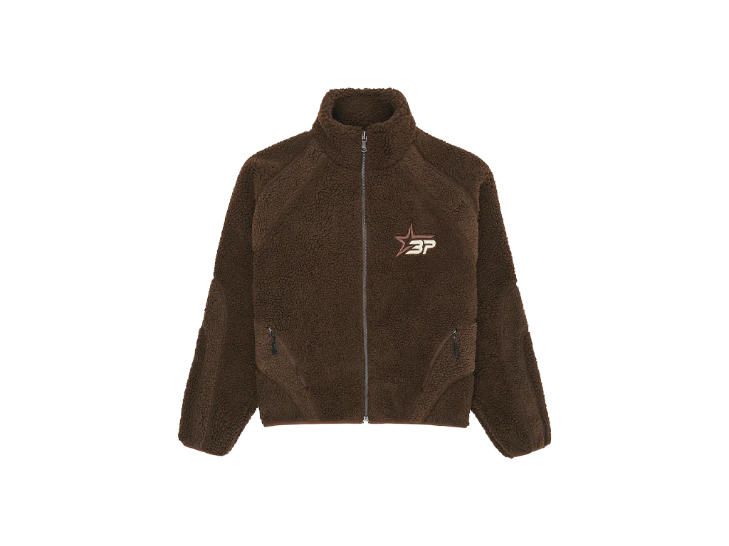 Broken Planet Polar Fleece Zip Up Crew Mocha Brown-Broken Planet-pikastore.cz