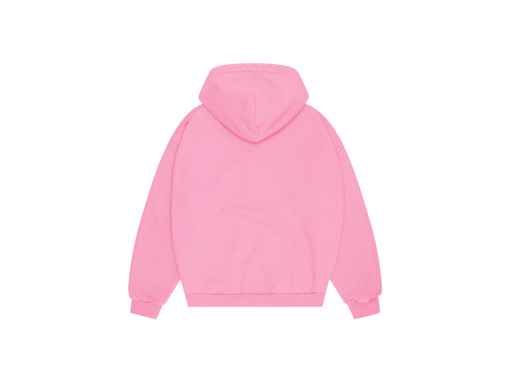 Broken Planet Star Logo Zip-up Hoodie Pink