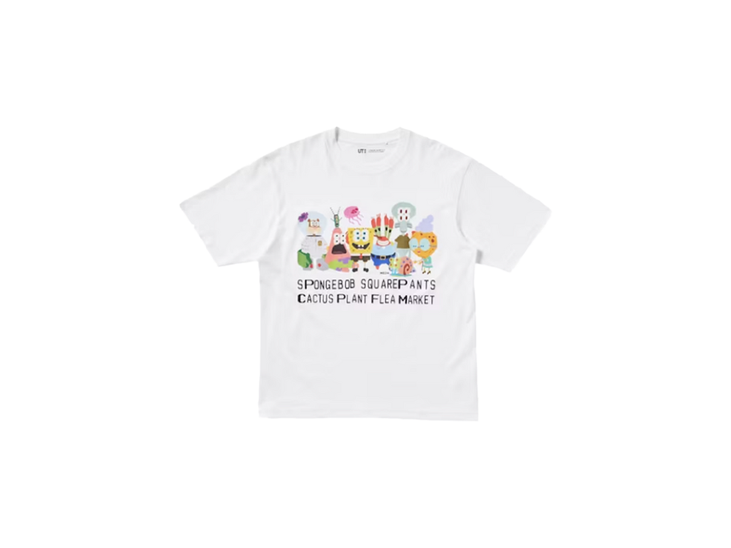 CPFM Uniqlo x Spongebob Squarepants UT Graphic II T-Shirt White-CPFM-pikastore.cz