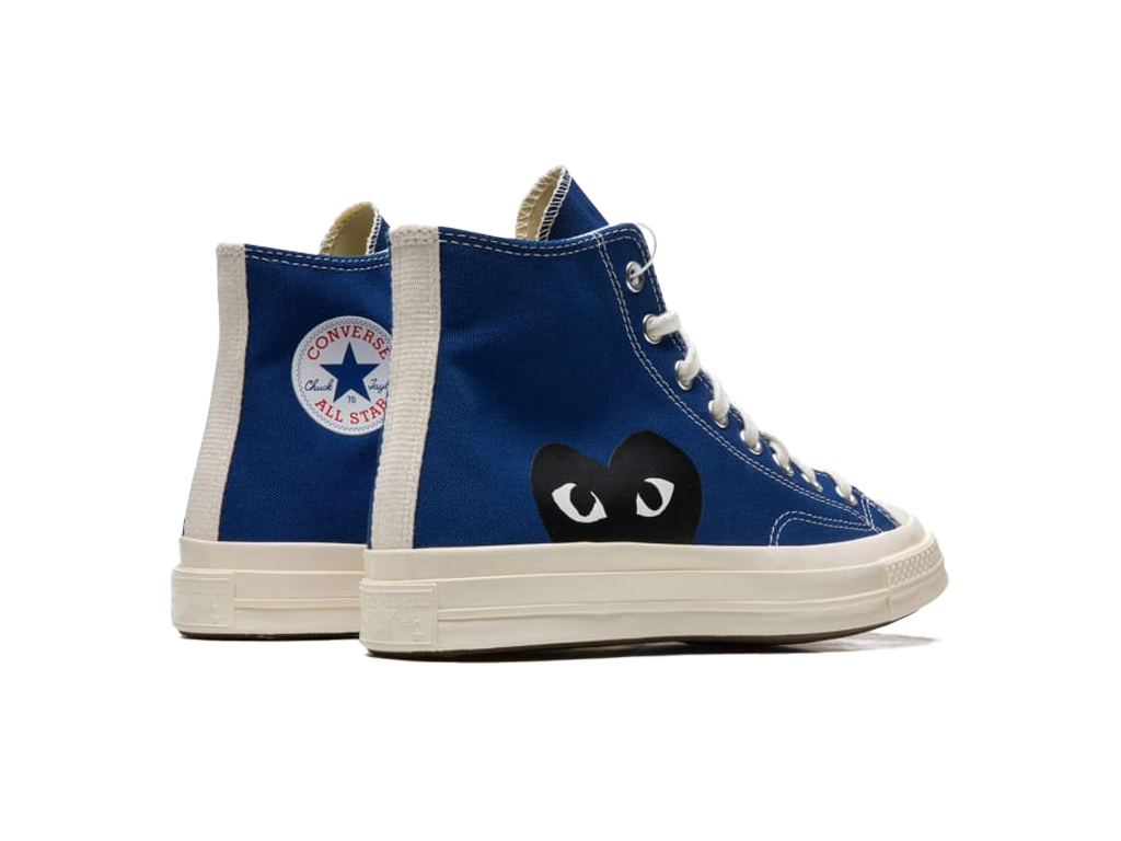 Converse Comme des Garcons PLAY x Chuck 70 High Blue Quartz-Converse-pikastore.cz
