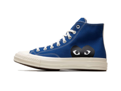 Converse Comme des Garcons PLAY x Chuck 70 High Blue Quartz