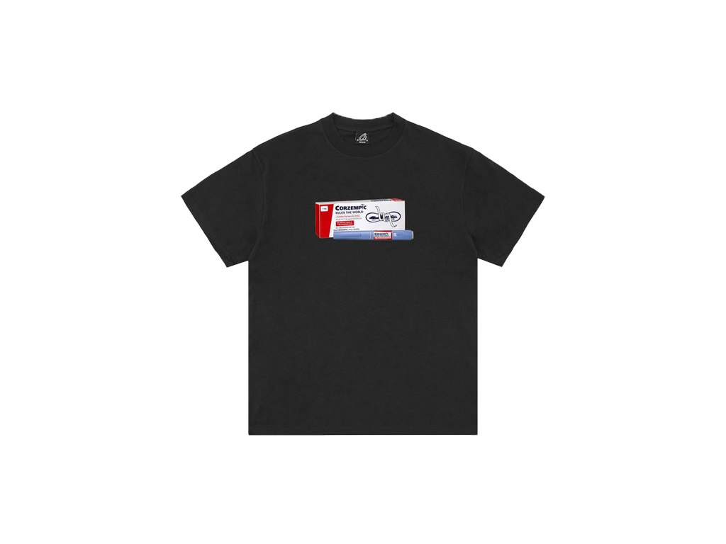 Corteiz Corzempic Tee Black-Corteiz-pikastore.cz